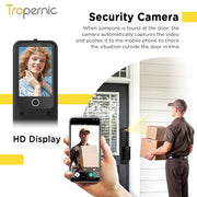 [Video Surveillance] Tuya Smart Door Lock 3D Face Palmprint Unlock Fully Automatic Digital Door Lock APP User Management Remote Unlock Fingerprint Tombol Pintu Rumah for Wooden Door