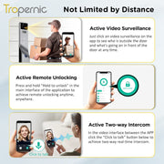 [Ready Stock] 7 In 1 Tuya Fully Automatic Smart Door Lock with HD Camera Palm Unlock Video Surveillance 6068 Security Door Lock APP Remote Unlock Keyless Digital Lock Support Two Way Intercom