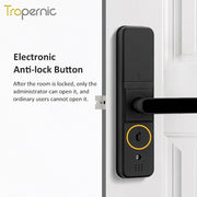 Tuya Smart Lock With Security Camera App Remote Unlock 5 In 1 Digital Lock With Doorbell For Home Fingerprint Password IC Card Key Unlock
