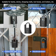 TTLOCK Smart Padlock IP67 Waterproof Fingerprint Padlock APP Remote Unlock USB Rechargeable Portable Outdoor Mini Anti-Theft Padlock With Key
