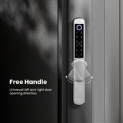 【Double Side Lock】TTLOCK Smart Grill Door Lock Double Sided Fingerprint Password Unlocking Digital Aluminum Door Lock