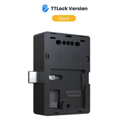 TTLOCK Smart Cabinet Lock with App Management, RFID IC Card Unlock, Keyless Hidden Drawer Lock, Bluetooth Unlock