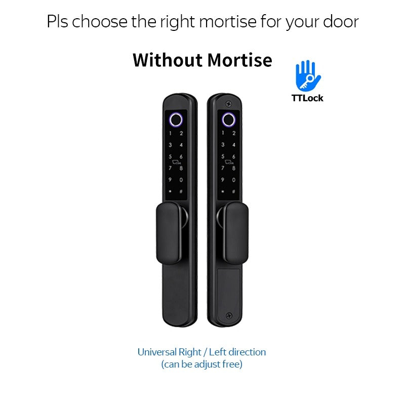 【Double Side Lock】TTLOCK Smart Grill Door Lock Double Sided Fingerprint Password Unlocking Digital Aluminum Door Lock