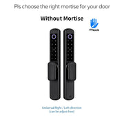 【Double Side Lock】TTLOCK Smart Grill Door Lock Double Sided Fingerprint Password Unlocking Digital Aluminum Door Lock