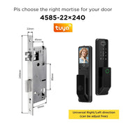 [Video Surveillance] Tuya Smart Door Lock 3D Face Palmprint Unlock Fully Automatic Digital Door Lock APP User Management Remote Unlock Fingerprint Tombol Pintu Rumah for Wooden Door