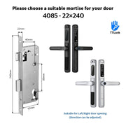 [Google Home] TTLOCK Smart Door Lock with Doorbell APP Remote Unlock Waterproof Sliding Door Lock Fingerprint Digital Lock Amazon Alexa