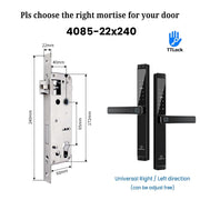 【Grill Door Lock】TTLOCK Double Sided Smart lock Waterproof Double Side System Digital Lock with Doorbell Bluetooth Smart Grill Door Lock