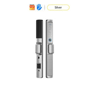 Tuya/TTLOCK Waterproof Smart Door Lock Anti Theft Zinc Alloy Sliding Door Lock with Short Handle Semi-Automatic Fingerprint Digital Lock For Aluminum Door
