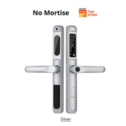 [Doorbell Function] 5 In 1 Tuya Smart Door Lock Waterproof Fingerprint Sliding Door Lock Zinc Alloy Electronic Lock Digital Password Lock For Aluminum Door