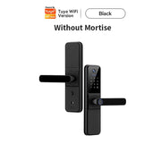 Tuya Smart Lock With Security Camera App Remote Unlock 5 In 1 Digital Lock With Doorbell For Home Fingerprint Password IC Card Key Unlock