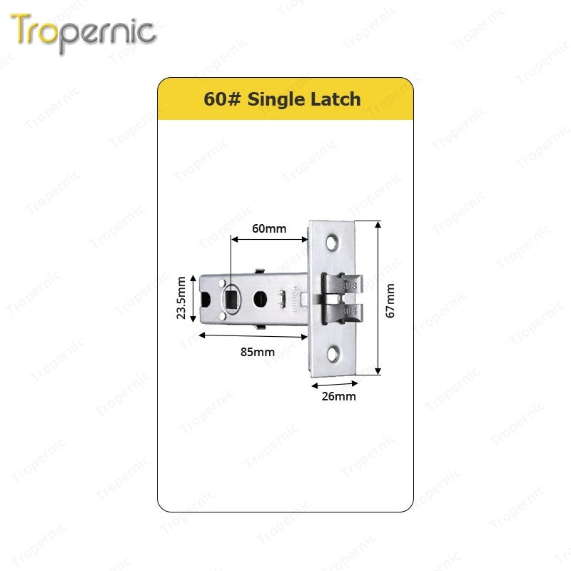 50/72/85 Series Wooden/Metal/Hotel/Glass Fingerprint Combination Electronic Induction Universal Mortise Door Lock
