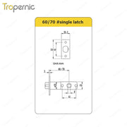 50/72/85 Series Wooden/Metal/Hotel/Glass Fingerprint Combination Electronic Induction Universal Mortise Door Lock