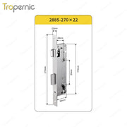 50/72/85 Series Wooden/Metal/Hotel/Glass Fingerprint Combination Electronic Induction Universal Mortise Door Lock