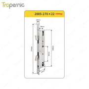50/72/85 Series Wooden/Metal/Hotel/Glass Fingerprint Combination Electronic Induction Universal Mortise Door Lock