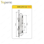 50/72/85 Series Wooden/Metal/Hotel/Glass Fingerprint Combination Electronic Induction Universal Mortise Door Lock