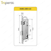50/72/85 Series Wooden/Metal/Hotel/Glass Fingerprint Combination Electronic Induction Universal Mortise Door Lock