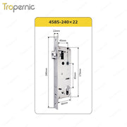 50/72/85 Series Wooden/Metal/Hotel/Glass Fingerprint Combination Electronic Induction Universal Mortise Door Lock