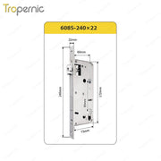 50/72/85 Series Wooden/Metal/Hotel/Glass Fingerprint Combination Electronic Induction Universal Mortise Door Lock
