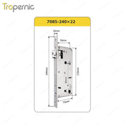 50/72/85 Series Wooden/Metal/Hotel/Glass Fingerprint Combination Electronic Induction Universal Mortise Door Lock