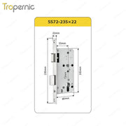 50/72/85 Series Wooden/Metal/Hotel/Glass Fingerprint Combination Electronic Induction Universal Mortise Door Lock