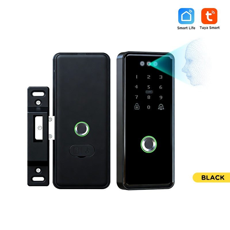 [Gate Door Lock] Tuya Double Side Smart Door Lock with Doorbell Fully Automatic 3D Face Unlock APP Remote Unlock Fingerprint Digital Lock for Home