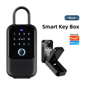 [APP Management] Tuya/TTLOCK Bluetooth Key Safe Box Outdoor Waterproof Wall Mounted Safety Box APP Remote Unlock Fingerprint Password Anti Theft Strongbox for Home